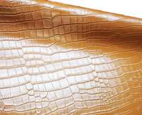 Cuir véritable 100% vachette, écologique, grain gaufré effet crocodile, pour sacs à main, chaussures, canapés, ceintures et matelas
