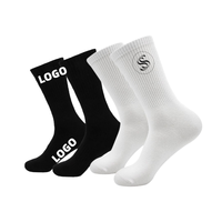 Chaussettes de sport personnalisées pour hommes, design tendance, chaussettes de basketball d'entraînement, soutien élastique de la cheville, antidérapantes, OEM sur mesure