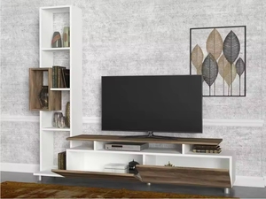 Mobili Porta TV in Legno per Soggiorno, Tavoli Consolle TV, Supporti per Televisori, Mobile TV Moderno con Ripiano - Product Image 6