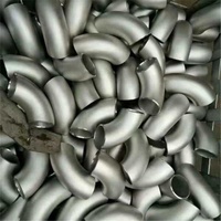 ASME B16.9 A403 WP304 SS Raccord de tuyau Coude sans couture Sch 40s Coude à 90 degrés Coude en acier inoxydable LR