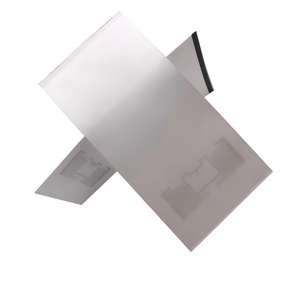 Etiqueta de tela blanca pasiva de nylon RFID UHF para ropa, prendas y gestión de inventario - Product Image 1