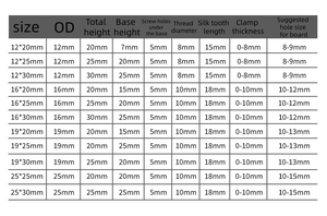Vis de fixation en laiton pour panneaux publicitaires, vis de fixation pour miroirs, supports muraux en acier, supports de fixation pour verre et acrylique, entretoises de fixation - Product Image 4