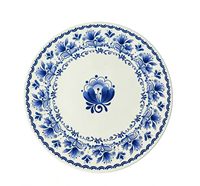 Sous-verre en céramique de porcelaine bleue et blanche classique chinoise, avec support en liège absorbant et écologique, personnalisable avec logo imprimé, vente en gros d'usine