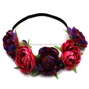 Diadema <span class=keywords><strong>de</strong></span> <span class=keywords><strong>Flores</strong></span> <span class=keywords><strong>de</strong></span> Moda <span class=keywords><strong>para</strong></span> <span class=keywords><strong>Niñas</strong></span>/Banda <span class=keywords><strong>de</strong></span> Pelo con <span class=keywords><strong>Flores</strong></span> <span class=keywords><strong>de</strong></span> Rosa Hawaiana Artificiales/Guirnalda <span class=keywords><strong>de</strong></span> <span class=keywords><strong>Flores</strong></span> <span class=keywords><strong>para</strong></span> Boda - Product Image 3