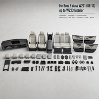 Kit de conversion d'aménagement intérieur pour Mercedes-Benz Classe S W221 2006-2013 au style W223 2021, ensemble complet d'aménagement intérieur, conduite à gauche