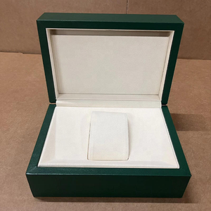 Estuche de Reloj de Lujo de Color Verde, Juego Completo de Empaque para Reloj con Bolsa de Regalo, Porta Tarjetas y Certificado, Estuche de Regalo para Reloj con Logotipo Personalizado - Product Image 3