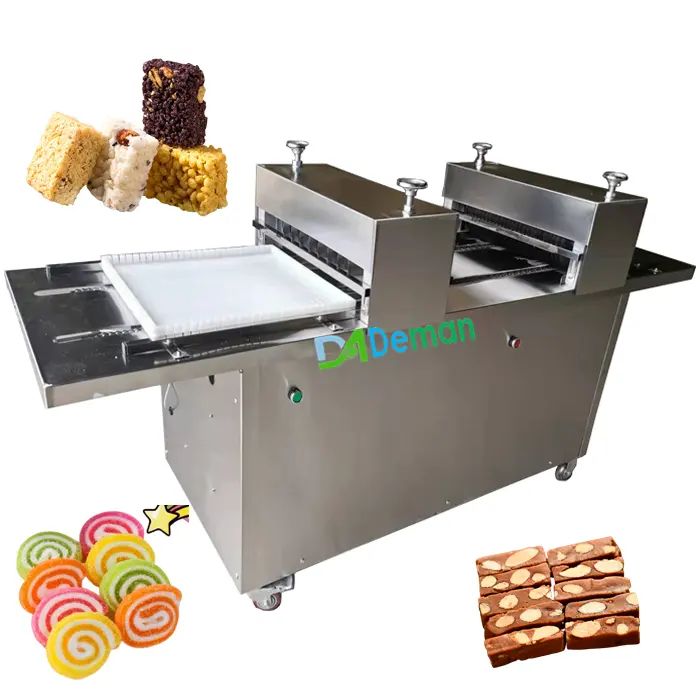 Fabriek Prijs Moer Fudge Cutter Slicer Haw Jelly Roll Snoep Snijmachine Gekonfijte Rijst Cake Granen Bar Snijmachine