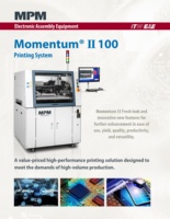 Mesin Cetak Pasta Solder MPM Momentum II 100 untuk PCB Stencil Printer pada Lini Produksi Perakitan SMT 220V Garansi 1 Tahun
