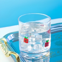Gobelet en verre personnalisé sans plomb, sans BPA, style Halloween, avec motif de dessin animé pour enfants, réutilisable pour l'eau et les boissons