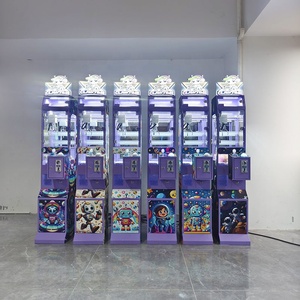 EU <b>Small</b> Coin-Operated Arcade <b>Game</b> Mini Claw Toy Crane Vending Machine Equipped with Ticket Dispenses Dolls Gifts Candies - Product Image 1