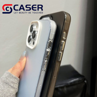 Coque de Téléphone Rigide PC Personnalisable Givrée Mate IMD Laser pour iPhone 16 Promax Plus Pro 15 14 13 12 11, Samsung et Oneplus