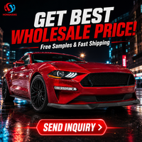 Vente en gros usine : Lame de pare-chocs avant pour Ford Mustang GT 2018 2019 2020 2021 2022 2023, séparateur avant PP S550