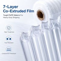 Rouleau de colonnes d'air gonflables Klem Smart Packing avec absorption des chocs et conception respirante en matériau PA/PE pour la livraison de fruits