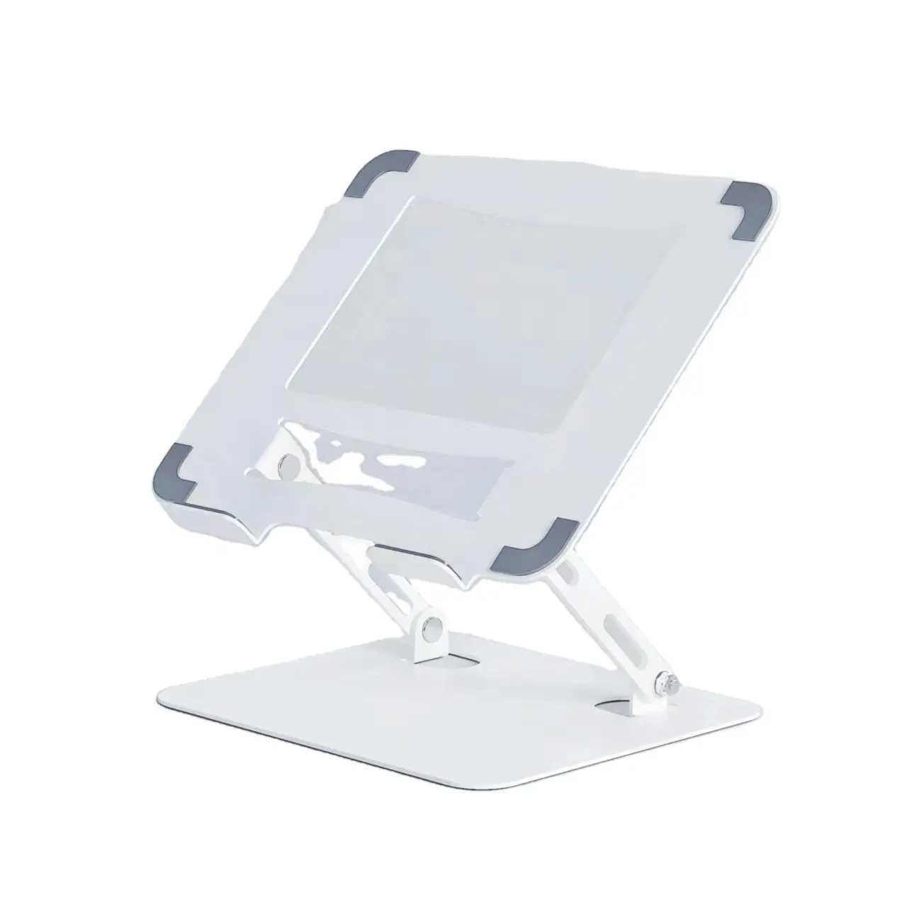 Soporte para portátil plegable de escritorio ajustable en altura estirable de metal multifuncional