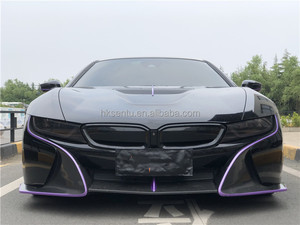 ชุดแต่งคาร์บอนไฟเบอร์ทรงท็อปสไตล์สำหรับ BMW I8 ชุดแต่ง I8 คาร์บอนไฟเบอร์ ลิปหน้า ดิฟฟิวเซอร์ สปอยเลอร์ สเกิร์ตข้าง - Product Image 3