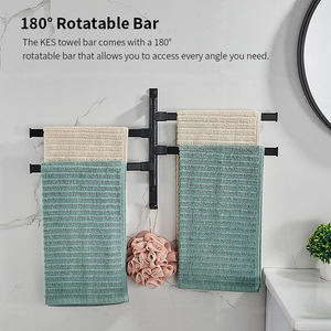 Yafei5525 portasciugamani girevole a parete senza punzonatura per portasciugamani da <span class=keywords><strong>bagno</strong></span> <span class=keywords><strong>salvaspazio</strong></span> vendita calda casa e cucina - Product Image 2