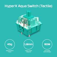 HyperX Alloy Origins Keyboard Gaming mekanis, tanpa Tenkeyless, Keyboard Software dikendalikan cahaya MacroMechanical