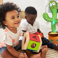 Cactus Dansant et Parlant CJH pour le Dropshipping, Jouets Répétitifs Chantants et Interactifs, Cactus Soleil Parlant