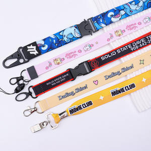 Lanière de téléphone promotionnelle personnalisée avec logo imprimé en polyester, lanière recyclable en sangle REPT, porte-badge d'identification, sangle de cou - Product Image 3