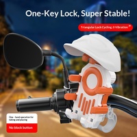 Support de téléphone étanche pour vélo et moto, pare-soleil, anti-vibration, support de téléphone pour vélo, support de guidon antichoc
