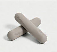 Ensemble d'haltères en silicone personnalisés, poids souples pour les mains, barre d'exercice de gym, équipement d'entraînement à domicile