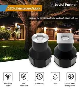 즐거운 파트너 12V 옥외 장식적인 소형 단 하나 색깔 지상 빛의 밑에 지하 LED 갑판 빛