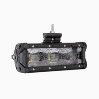 Lumière tout-terrain super puissante à une rangée de lentilles 6D 8 pouces 30w pour Jeep, voiture, camion, SUV, VTT, bateau, tout-terrain, barre lumineuse LED 12V 24V