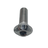 Boulon de rotor de frein à disque en titane M8 de moto de course usiné CNC