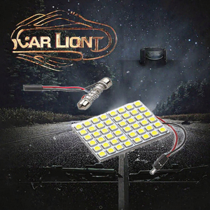 T10 Festoon 48SMD 5050 LED สีขาวธรรมชาติ 12V BA9S หลอดไฟอ่านหนังสือในรถยนต์ - Product Image 3