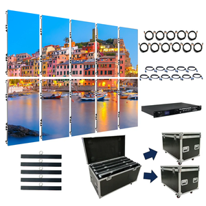 Système complet d'affichage LED P2.6 P2.9 P3.91 500mmx1000mm pour usage intérieur/extérieur en centre commercial, indice de protection IP65, garantie de 2 ans - Product Image 1