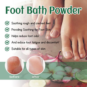 Thé vert aromatique Bain de pieds Sel Nourrissant pour la peau Soulagement du stress Parfait pour les soins des pieds à domicile Spa - Product Image 3
