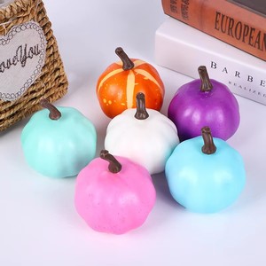 Wholesale Vintage Artificial Foam Pumpkins Lifelike Carving Halloween Easter Decor Realistic Round Lights - Product Image 1