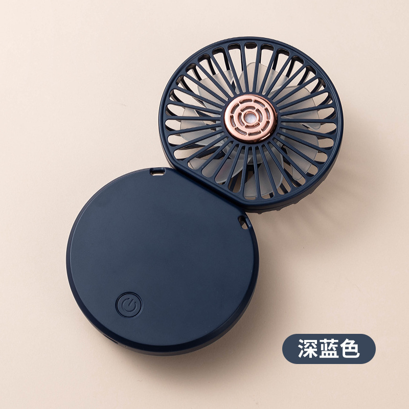 Folding mini fan (blue)