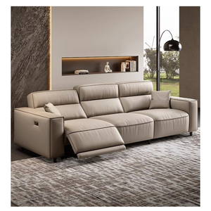 <span class=keywords><strong>Canapé</strong></span> inclinable multifonctionnel en cuir, design moderne, inclinable, pour salon, meubles intelligents électriques - Product Image 5
