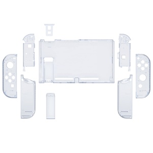 Clear Glacier Blue Full Replacement Shell for Nintendo <b>Switch</b>, Transparent Console Housing - Product Image 1