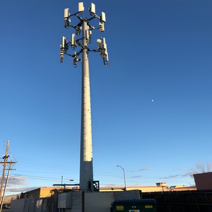 Torre cellulare in acciaio a tubo singolo 5G 25/50 metro torre di telecomunicazione per il servizio di <span class=keywords><strong>telefonia</strong></span> cellulare - Product Image 1