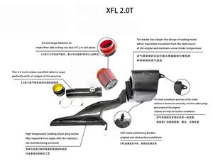 ระบบไอดีคาร์บอนไฟเบอร์แห้ง18-จริงสำหรับท่อไอดีอากาศจากัวร์ XF xel XFL <span class=keywords><strong>2</strong></span>.0T GTR (รวมถึงท่ออากาศคาร์บอนไฟเบอร์) - Product Image 6