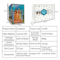 Puzzle en bois 3D et kit de maison miniature à construire soi-même - Kit de maison en bois personnalisé pour collectionneurs de souvenirs
