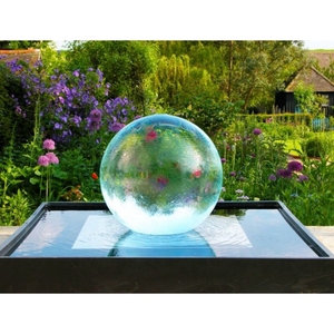 <span class=keywords><strong>Fontaines</strong></span> d'eau extérieures pour jardins et parcs, boules de fontaine en acier inoxydable 304, écran LED, couleur et taille personnalisées, OEM/ODM disponibles - Product Image 5