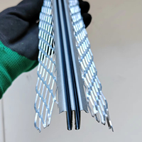 Maille de stuc galvanisée pour joint de contrôle interne en construction, disponible en tailles 1/2 ", 3/4 ", 7/8 "