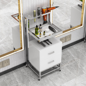 Mesa de Madera Multifuncional de Alta Calidad para Salón de Belleza, Estante de Almacenamiento Multicapa para Peluquería y Herramientas de Peluquero, para Dormitorio - Product Image 4