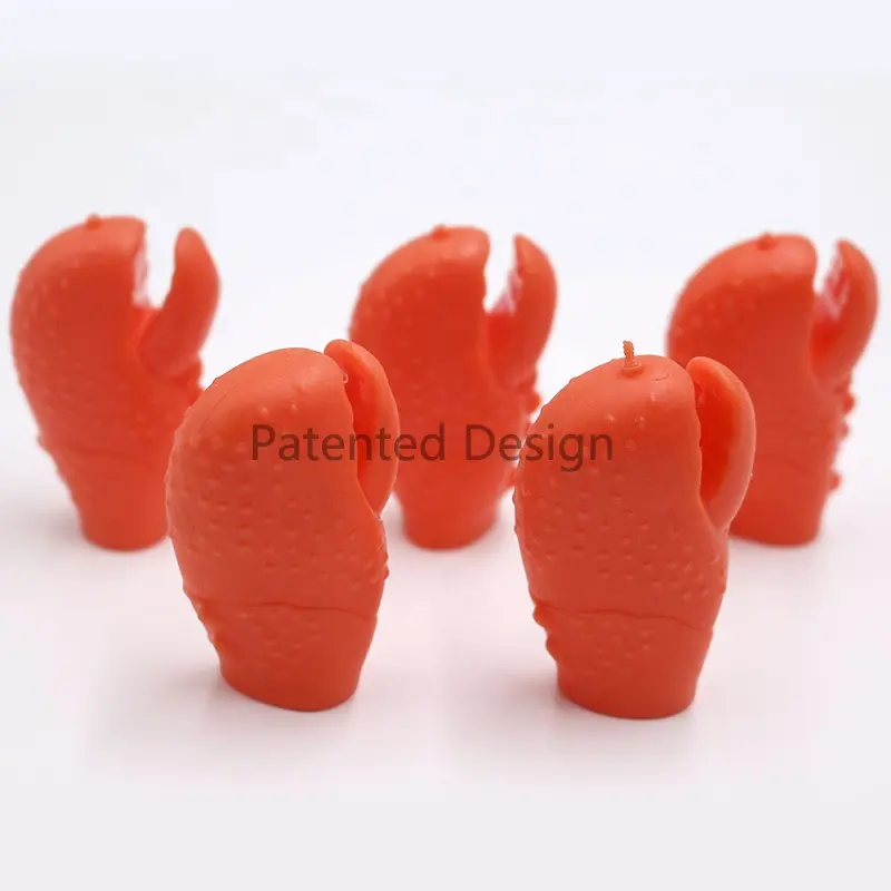 Patentierte benutzer definierte Krabben klaue Finger puppe, einzigartige Mini Finger puppe, TPR <span class=keywords><strong>Handpuppe</strong></span> Spielzeug verschiedene Art <span class=keywords><strong>Cartoon</strong></span> Finger puppe