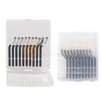Kit d'outils de finition 3D BS1010, grattoir à débavurer en acier inoxydable pour impressions en résine PLA