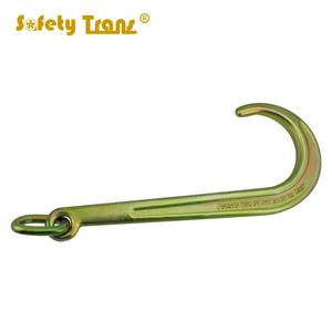 8'' and 15'' Tow <strong>J</strong> <strong>Hook</strong> Yellow Chrome with Ring - Product Image 6
