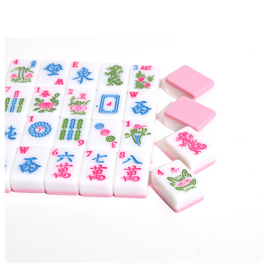 Ensemble de Mahjong Américain de Luxe RTS, 166 Tuiles, 1 Ensemble, MOQ, Mahjong en Acrylique Personnalisé avec Diverses Options d'Accessoires - Product Image 1