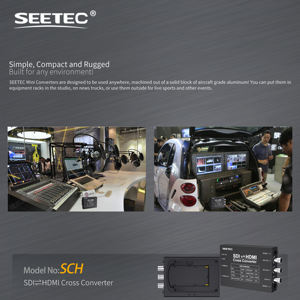 Convertisseur de signal croisé Sdi <span class=keywords><strong>HDMI</strong></span> taille de poche interconversion 3G-sdi conversion mutuelle adaptateur de diffusion en direct - Product Image 4
