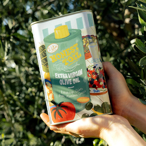 Boîtes de conserve vides personnalisées de 250 ml, 500 ml, 1 L, qualité alimentaire, pour l'emballage d'huile d'olive, contenants pour huile végétale, pot en métal avec couvercle en plastique - Product Image 2