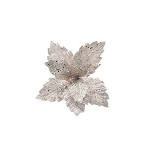 Flor de tallo corto con brillo champán - Product Image 1