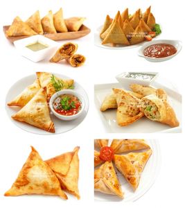 Idées commerciales de machines à en-cas pour l'usine de fabrication Machine à pâte Rouleau à ressort Machine Samosa - Product Image 5