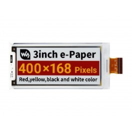 จอแสดงผลแบบ e-Paper (G) ขนาด 3 นิ้ว, ความละเอียด 400 x 168, อินเทอร์เฟซแบบ SPI - Product Image 6